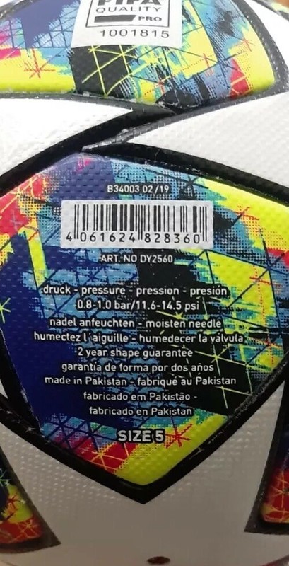 Adidas Champions League Final Authentic official Match Ball 2020 size5 With Box gallery