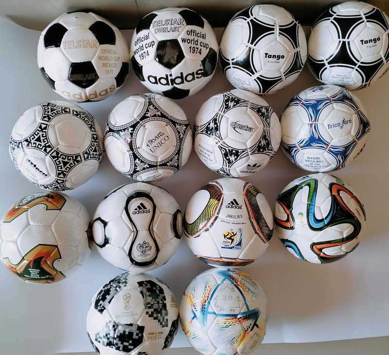 adidas historical 14 mini ball set FIFA world cup 1970-2022 size 1