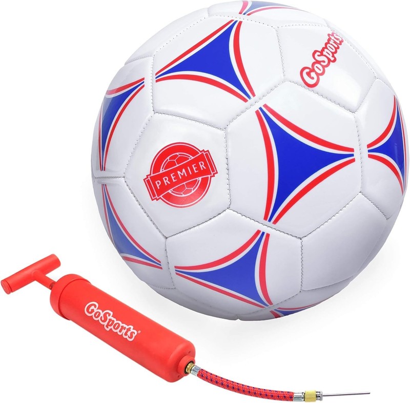 Premier Soccer Balls - Single or 6 Pack - Sizes 3, 4, 5, with Ball Pump gallery