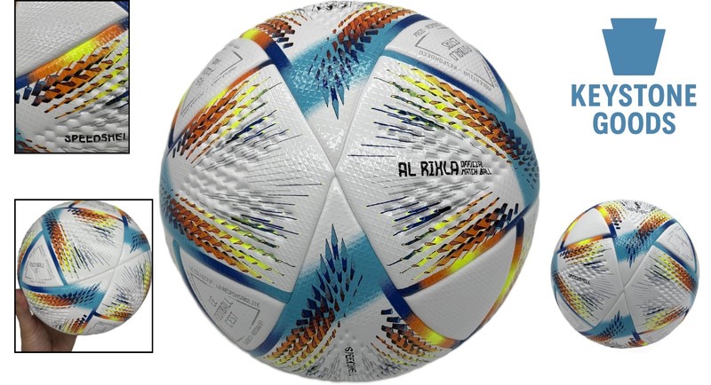 Official Size 5 Match Soccer Ball - Professional European League Grade Leather gallery