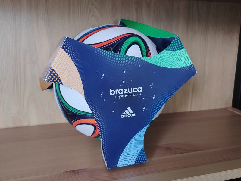 Adidas Brazuca 2014 World Cup World Cup Match Ball Soccer Match Ball OMB Original Packaging Rio gallery