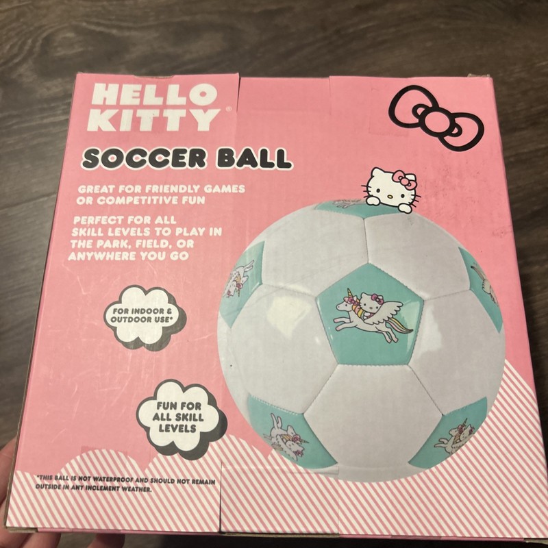 Hello Kitty Unicorn Soccer Ball - 26.8in - Size 5 - NEW In Box gallery