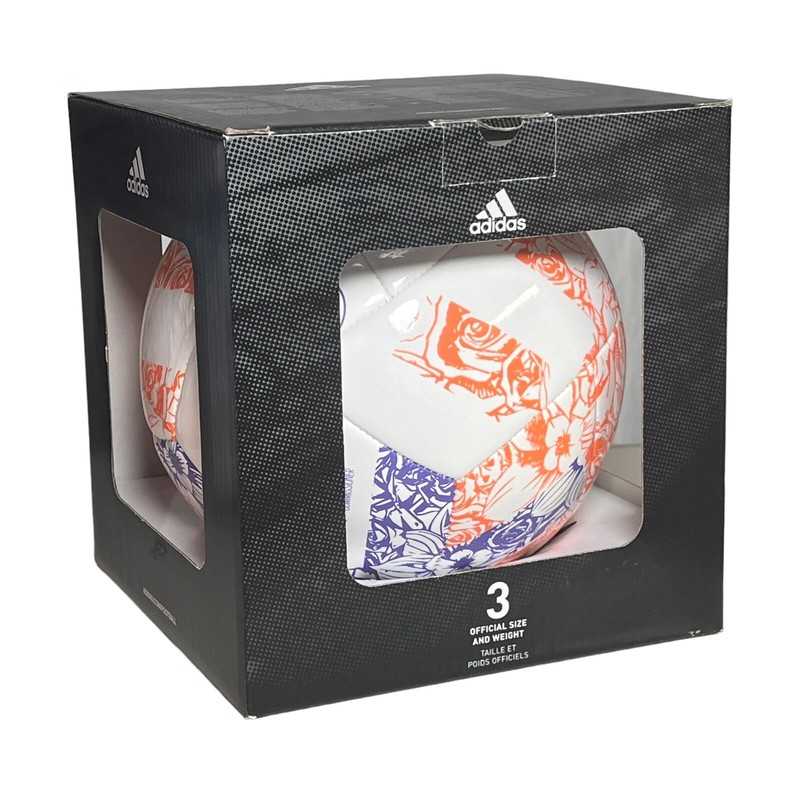 NEW!! ADIDAS MLS Club Soccer Ball HD2559 Size 3 White Orange Purple
