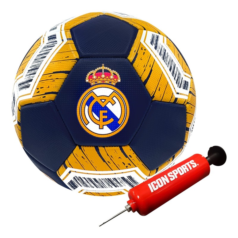 Icon Sports Officially Licensed Real Madrid CF Soccer Ball – RM167BLT White Size