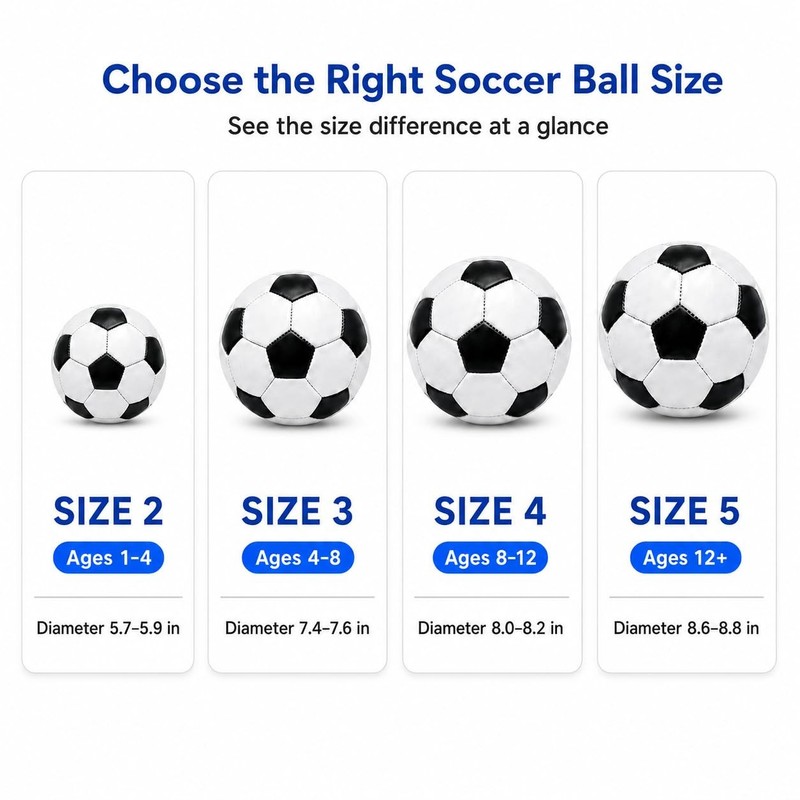 Soccer Ball Size 5 with Pump - Single, 2 Pack or 3 Pack - Official Size and W... gallery