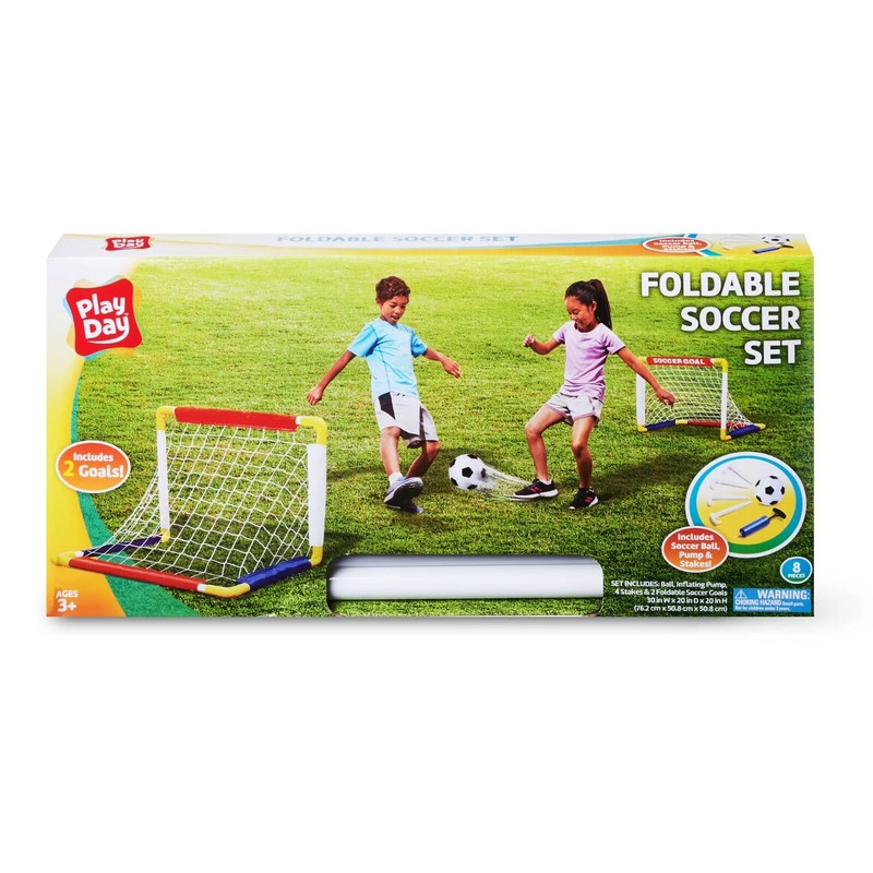 Play Day Foldable Soccer Set