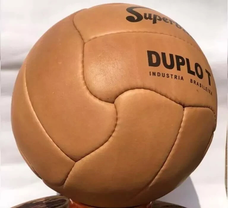 Duplo T Superball 1950 FIFA World Cup GENIUNE LEATHER Soccer Ball Size 5 gallery