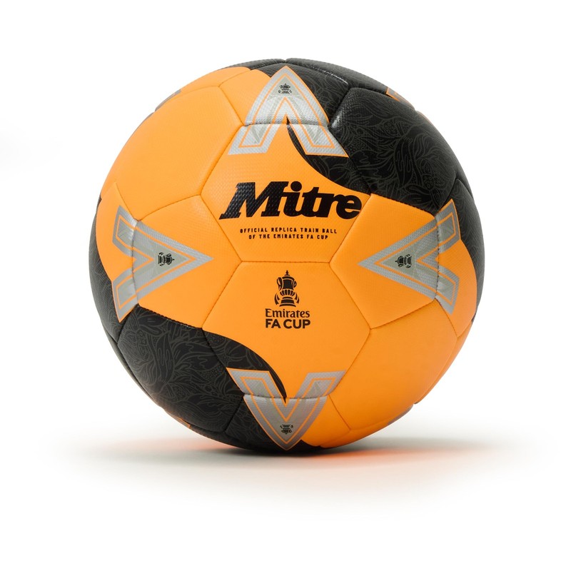 Adult Unisex FA Cup Train 2526 Football L, Orange/Black/Red, 4