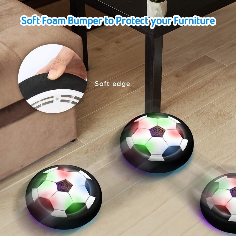 LED Light-Up Hover Soccer Ball - Ultimate Indoor Outdoor Toy for Ages 3-12 gallery