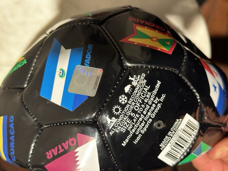 Official Size 5 Soccer Ball - 30th Edition 2021 CONCACAF Gold Cup Anniversary gallery