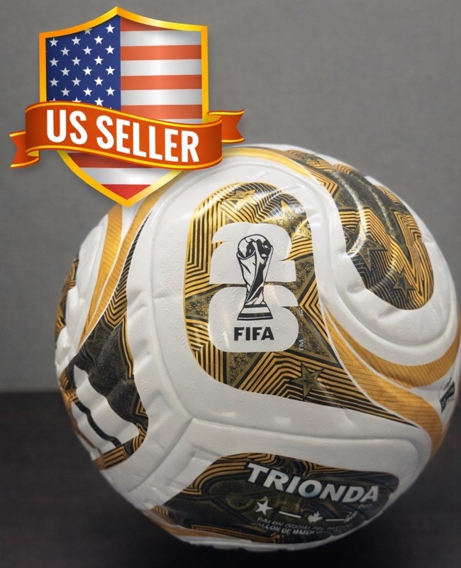 adidas FIFA World Cup 2026 Trionda PRO Gold Official Match Football *Size 5*