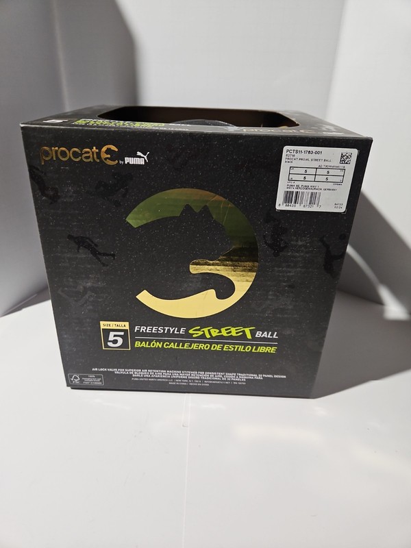 ProCat by PUMA Freestyle - ProCat Prowl Street Ball Size 5 - Black Soccer Ball gallery