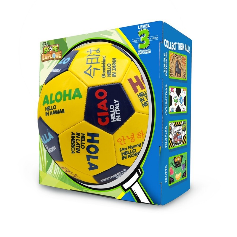 Score N‘ Explore Children’s Learning Development Soccer Ball Greetings Explorer