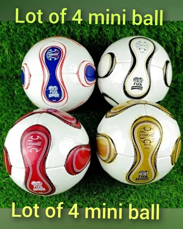4 Pcs Adidas Teamgeist FIFA World Cup Germany 2006 Match Soccer Ball Size 1