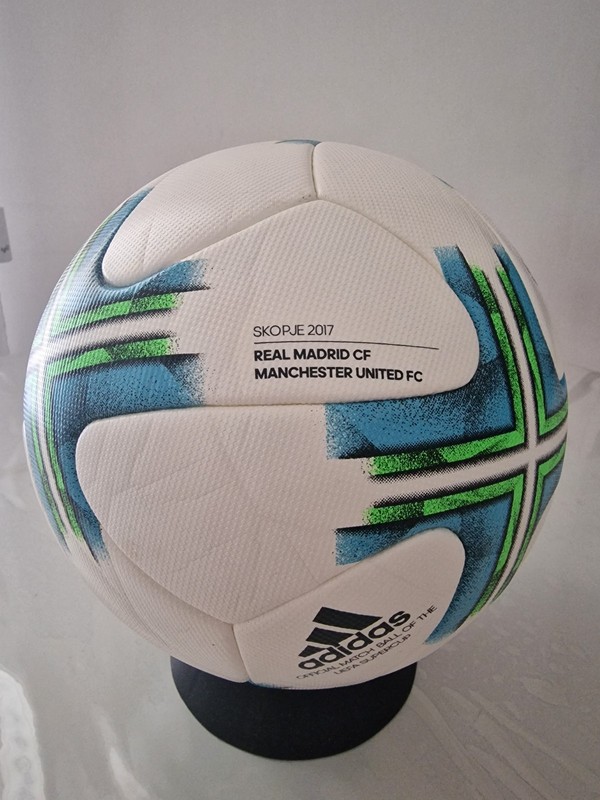 ADIDAS MATCH BALL FINAL UEFA SUPERCUP SKOPJE 2017 REAL MADRID MANCHESTER UNITED