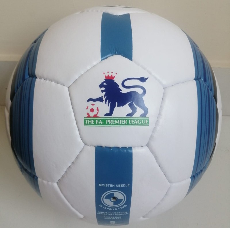 Nike T90 Aerow F.A Premier League 2005-2006 match ball size 5 color blue