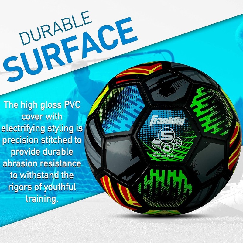 Mystic Size 4 Soccer Ball & Pump Set - PVC Cover for Kids & Adults gallery