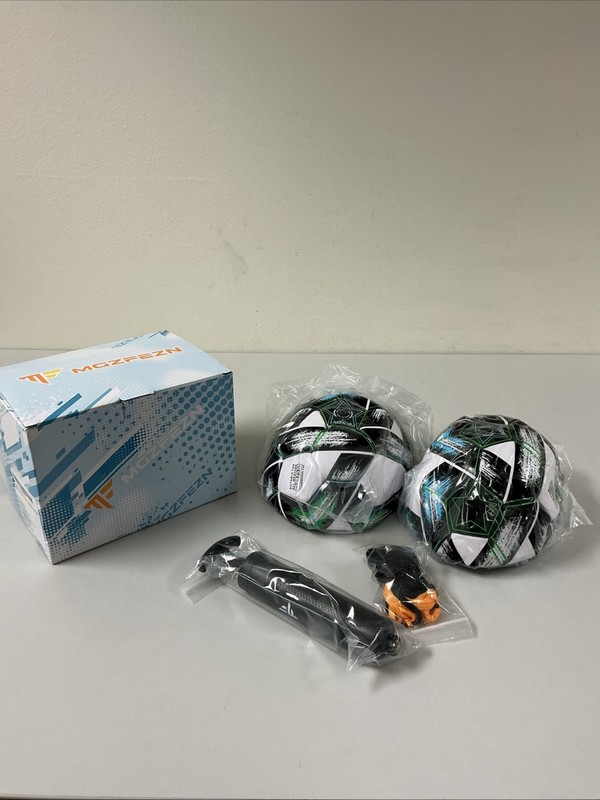 MGZFEZN Soccer Ball 2 Pack Size 3 With Pump G32
