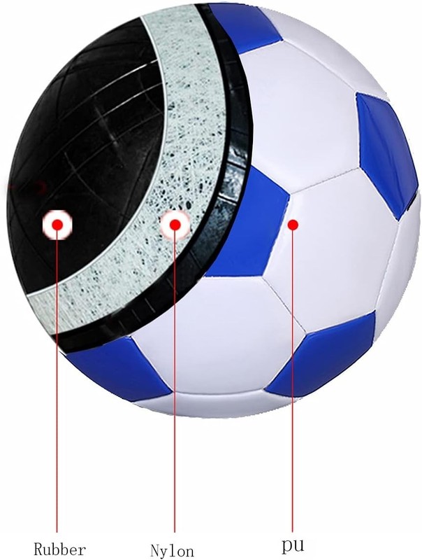 Soccer Ball Size 2,3,4,5 White Blue Outdoor and Indoor School Sports Activity... gallery