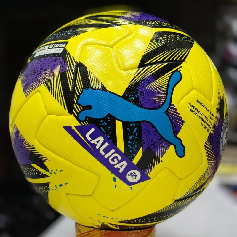 Puma Orbita Laliga1 FIFA Quality Pro Football Soccer Ball Sports Size 5 Yellow
