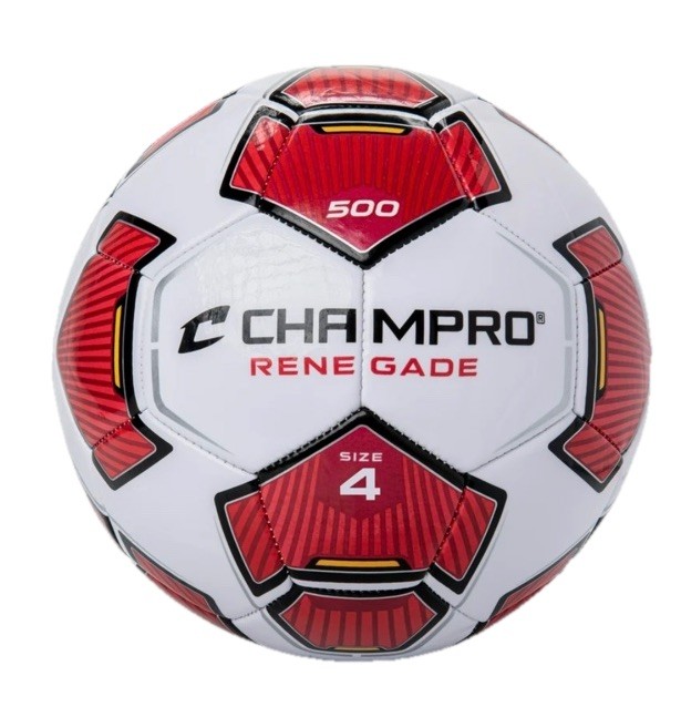 Champro Renegade 500 Size 4 Soccer Ball Scarlet Red New