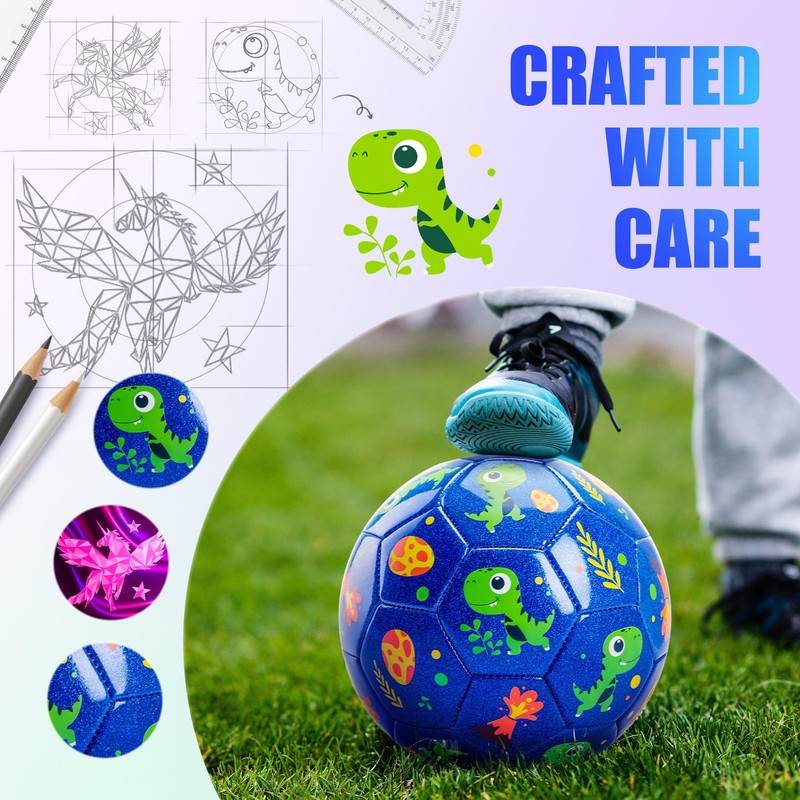 INPODAK Soccer Ball Size 3 Size 2 for Toddlers Kids 1-3 3-8, 1 or 2 Pack Cart... gallery