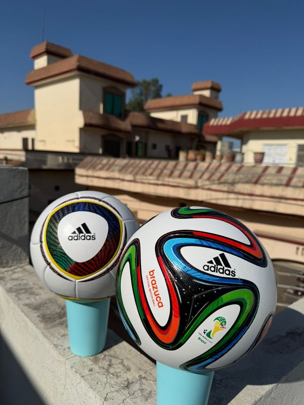 Adidas Brazuca 14 & Jabulani 10 FIFA World Cup Match Soccer Ball Size 5 USA