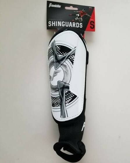 Franklin Sports Competition Soccer Shinguards Size Small Up to 4’7″ Brand New