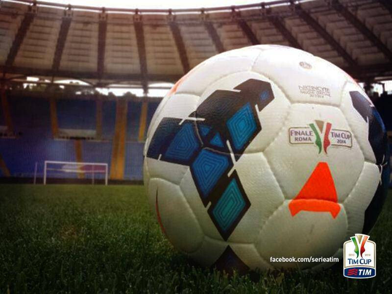 NIKE INCYTE MATCH USED BALL PATCH FINAL ROME TIM CUP 2014 FLORENTINA NAPLES 1-3 gallery