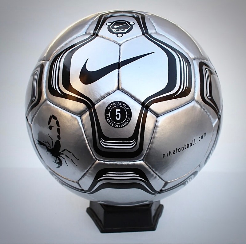 Nike Chrome Scorpion || Official Match Football | Ultra Rear Nike Size 5 Soccer