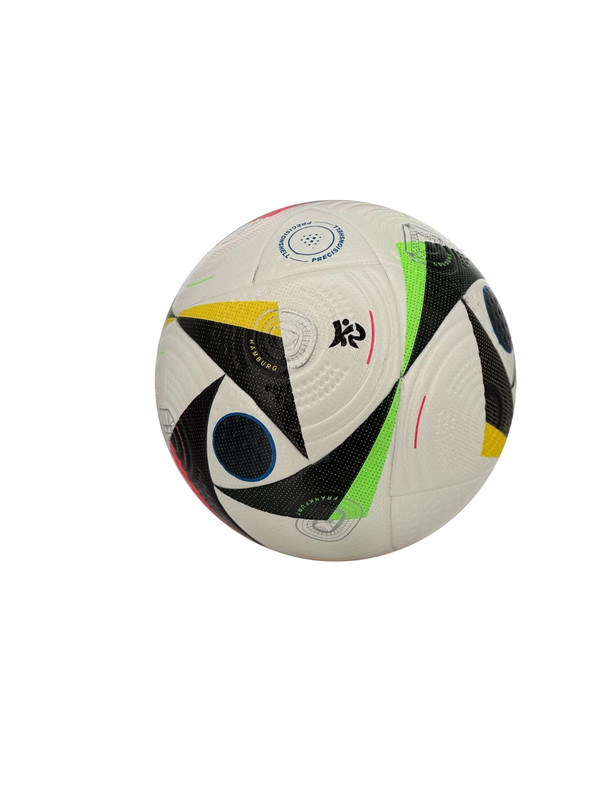 Kids Rising Euro 2024 Replica Match Soccer Ball with Air Pump Included-Size 5