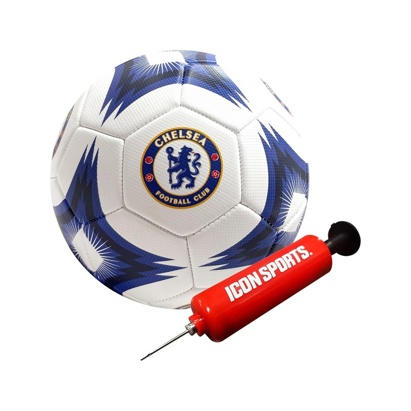 Icon Sports Official Chelsea FC Soccer Ball – CHL154BLT White Size 3