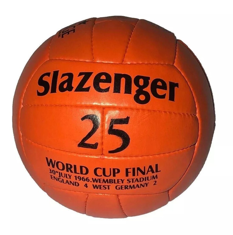 Slazenger 25 FIFA World Cup 1966 Soccer Match Ball 100% Leather football Size 5
