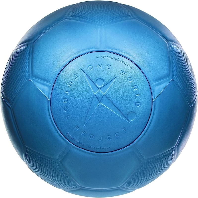 One World Play Soccer Ball – Unpoppable, Unbreakable, Non-Deflating Size 5