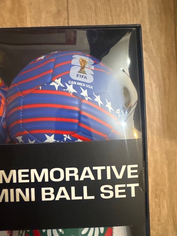 FIFA World Cup 2026 Commemorative Mini Soccer Ball Set * 4 Pack Official Designs gallery