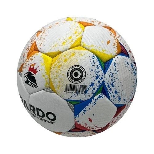 GEPARDO SUPERSONIC hand sewing OFFICIAL MATCH BALL (white and multi ) size-5 gallery