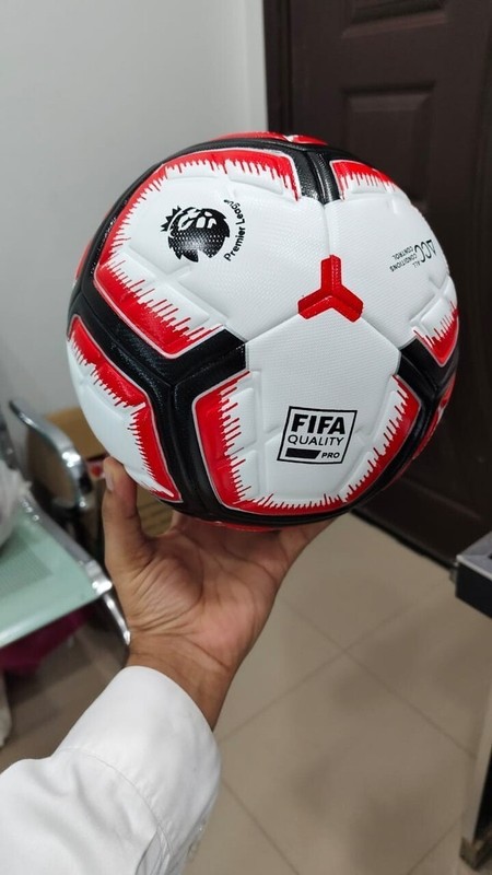 Nike Merlin soccer ball featuring a FIFA Quality Pro certification gallery