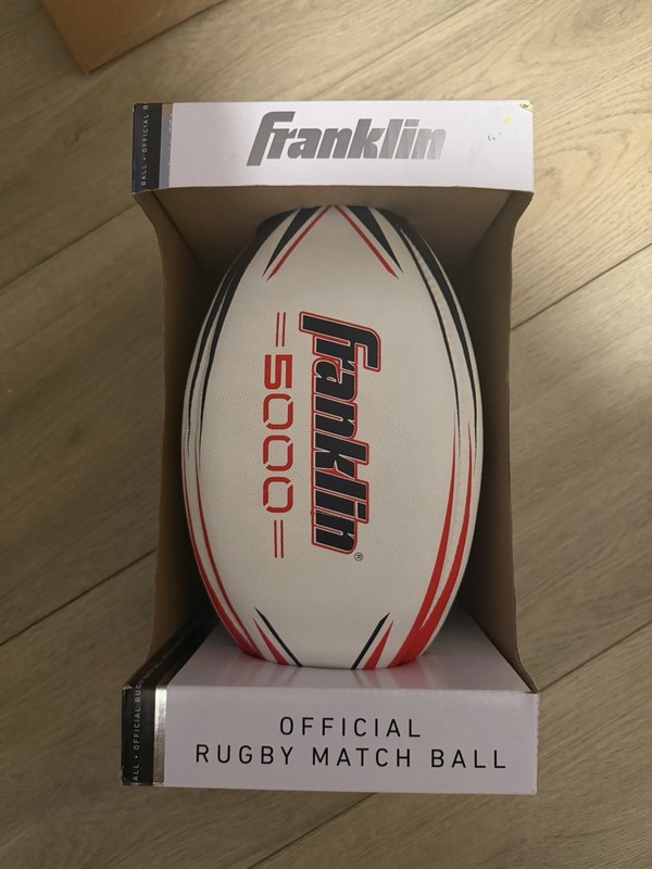 Franklin Sports 5000 Rugby Training Ball – Official Size 5