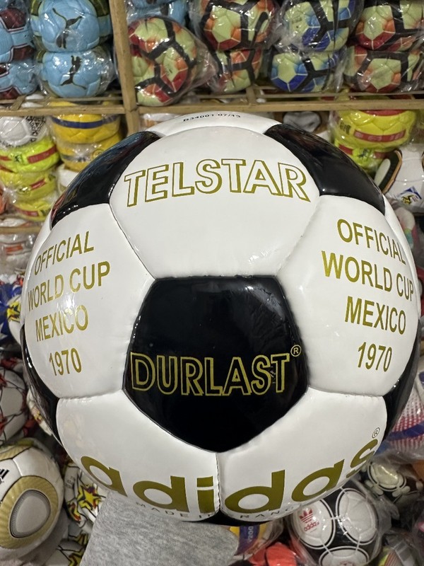 Adidas Telstar Durlast Recreated Match Ball FIFA World Cup 1970 Mexico Size-5
