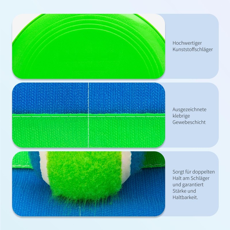 Hook and Loop Ball Game Throwing Game Waterproof Ball Kids 312 Years Old Set of 2 Beach... gallery