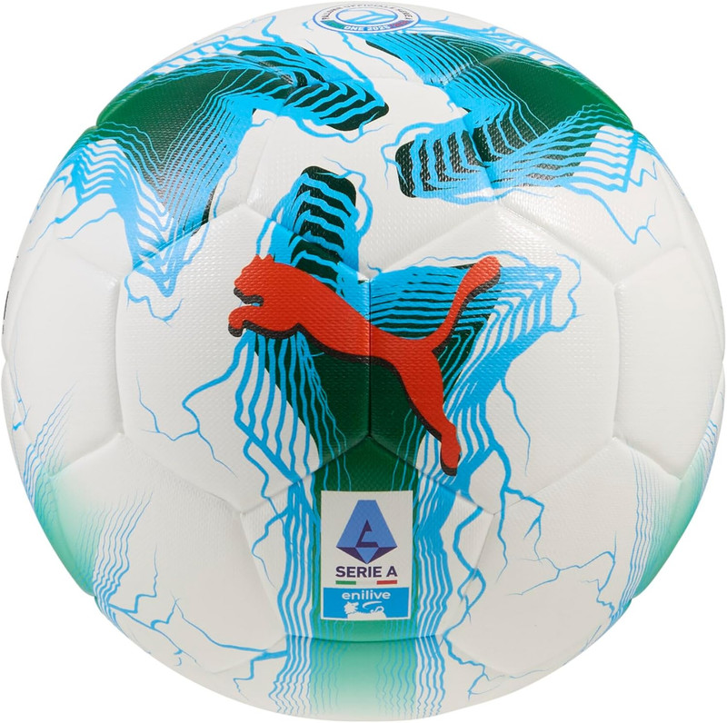 Unisex Orbita Serie a Machine Stitched Soccer Ball (FIFA Quality), White-Multico