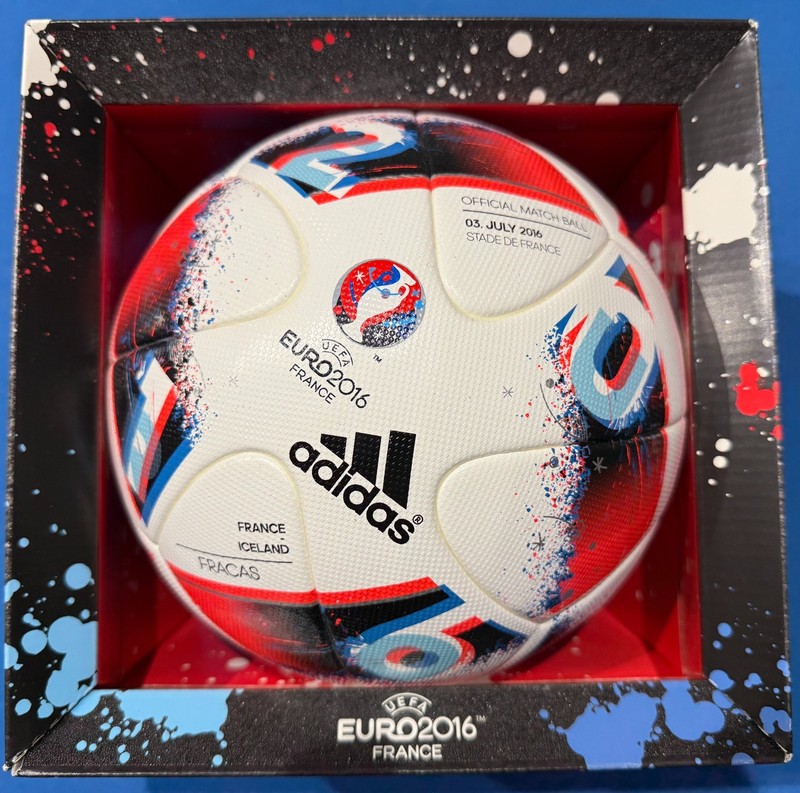 GENUINE ADIDAS FRACAS EM 2016 MATCHBALL PRINT FRANCE – POLAND NEW BOX