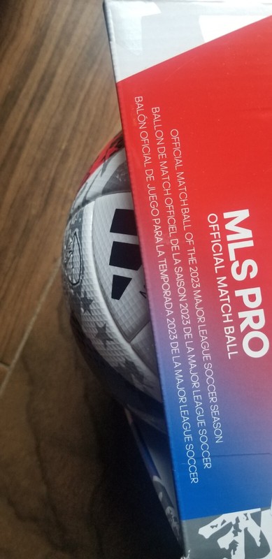 New Adidas MLS Pro Match Ball 2023 Soccer Game Ball White Red Size 5 HT9026 gallery