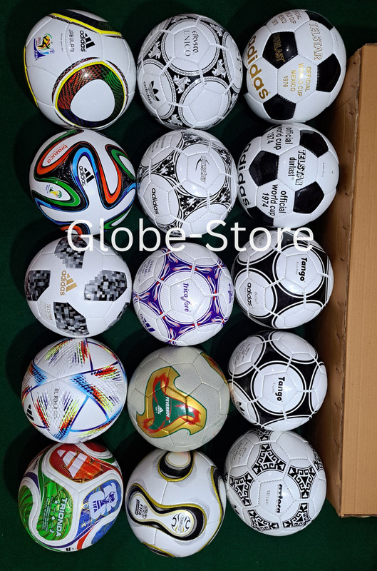 Adidas Historical Set 15 Pcs FIFA World Cup 1970-2026 Soccer Match Balls Size 5