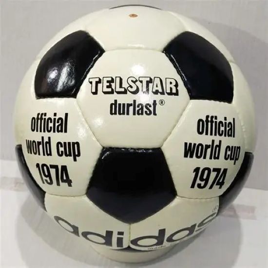 ADIDAS TELSTAR DURLAST 1974 GERMANY FIFA WORLD CUP SOCCER BALL OFFICIAL SIZE 5