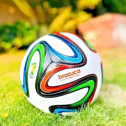 Brazuca Soccer Ball Match Football FIFA World Cup 2014 Soccer Ball-Size 5 New