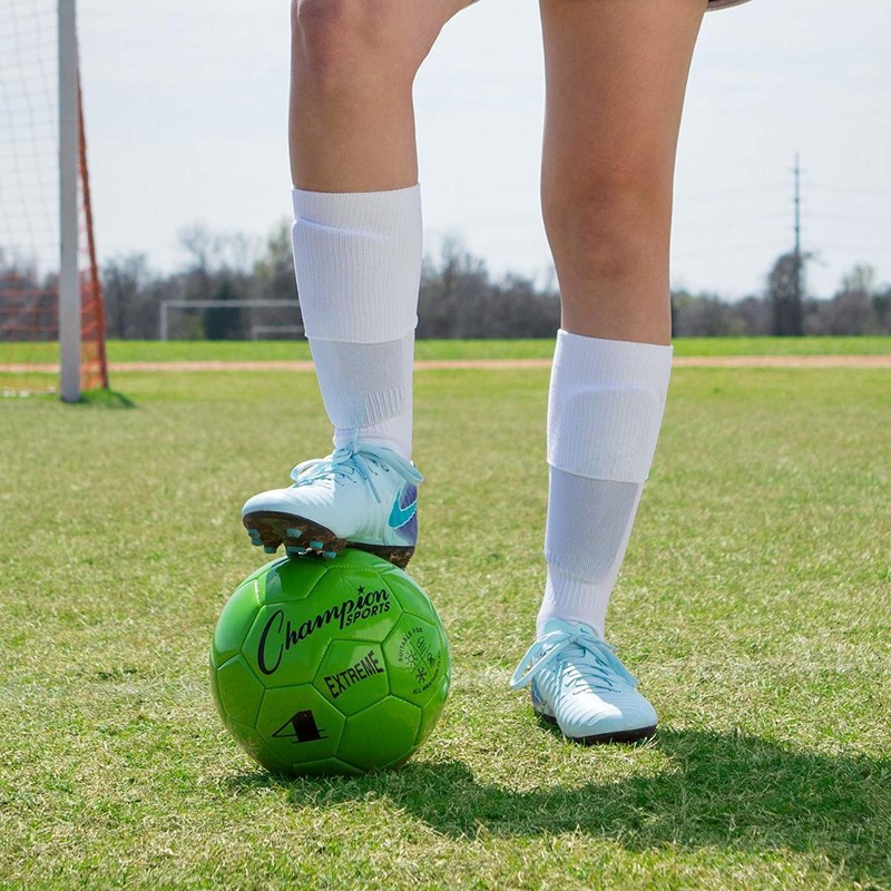Champion Sports Extreme Soft Touch Butyl Bladder Soccer Ball, Size 3, Green gallery