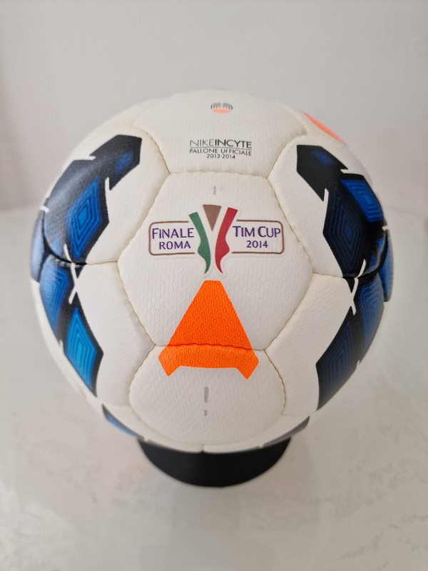 Nike Incyte Match Used Ball Patch Finale Roma Tim Cup 2014 Fiorentina Napoli 1-3