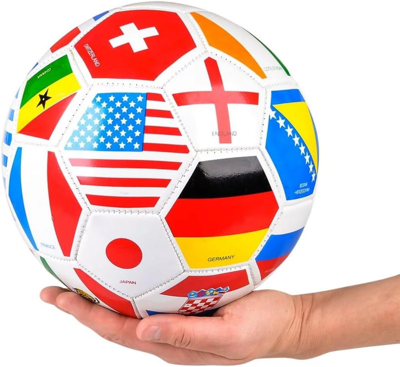 9 Inch Regulation Flag Soccer Ball, One per Order gallery