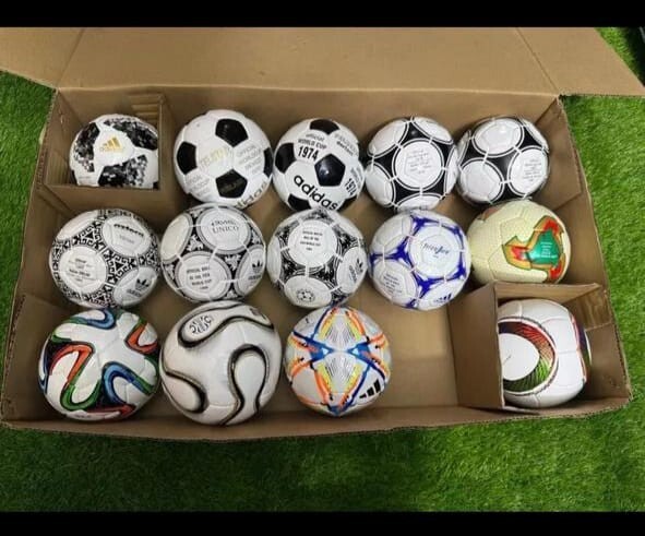 Mini ball set Historical 14 pcs FIFA World cup 1970 to 2022 Soccer Size 1 gallery